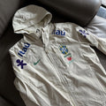 Brazil National Team White Training Hooded Windbreaker Jacket