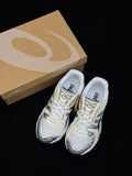 ASICS Gel‑Kayano 14 Cream / Black / Metallic Silver Trainers