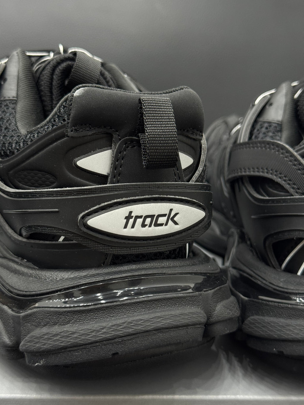 Balenciaga Track Triple Black Chunky Low‑Top Sneakers