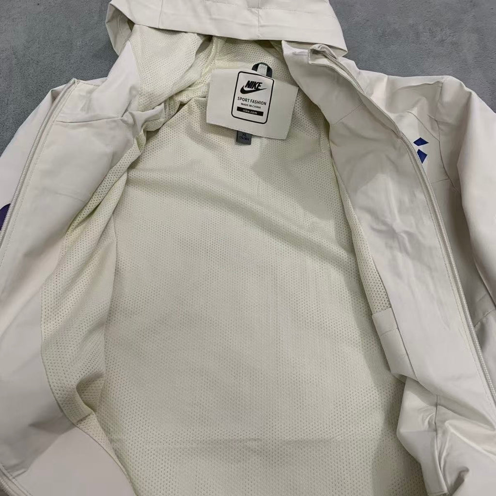 Brazil National Team White Training Hooded Windbreaker Jacket