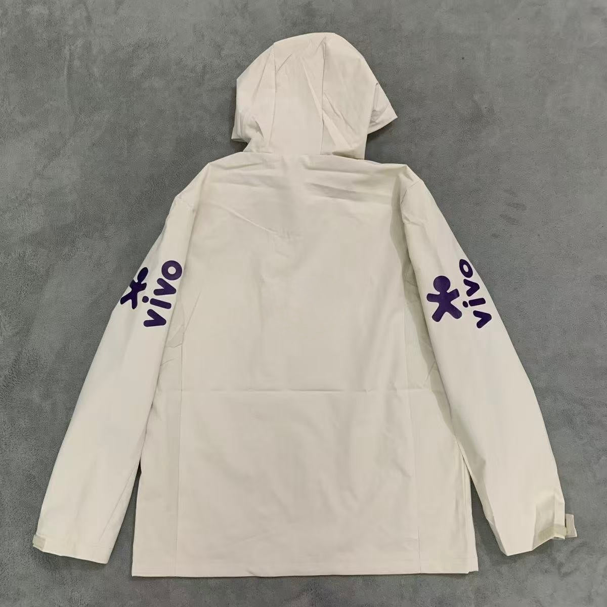 Brazil National Team White Training Hooded Windbreaker Jacket